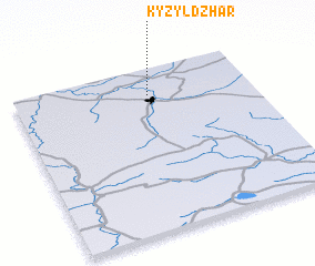 3d view of Kyzyl-Dzhar