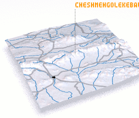3d view of Cheshmeh Golek-e Bālā