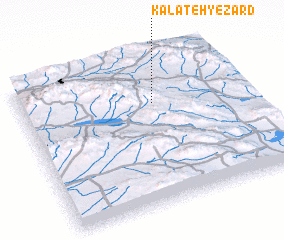 3d view of Kalāteh-ye Zard