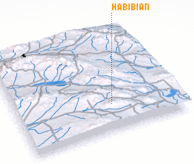 3d view of Ḩabībīān