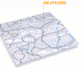 3d view of Kalāt-e Zang