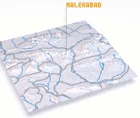 3d view of Malekābād