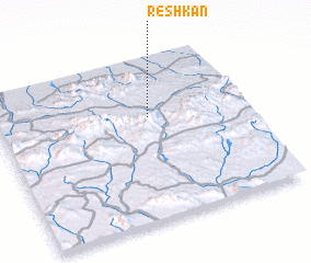 3d view of Reshkān