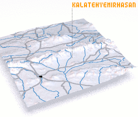 3d view of Kalāteh-ye Mīr Ḩasan