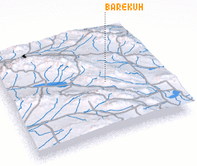 3d view of Bar-e Kūh