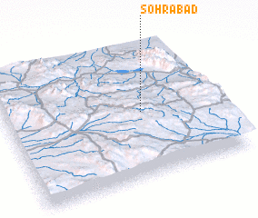 3d view of Sohrābād