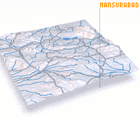 3d view of Manşūrābād