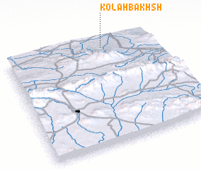 3d view of Kolāh Bakhsh