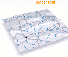 3d view of Sang-e Ātash