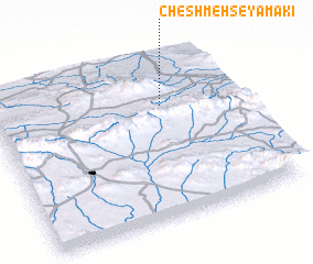 3d view of Cheshmeh Seyāmakī