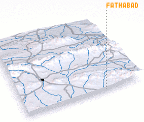 3d view of Fatḩābād