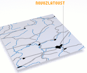 3d view of Novozlatoust