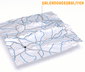 3d view of Qal‘eh Now-e Eqbālīyeh