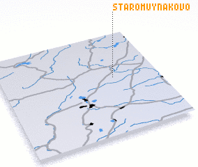 3d view of Staromuynakovo