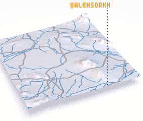 3d view of Qal‘eh Sorkh