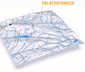 3d view of Kalāteh-ye Mīrzā