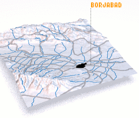 3d view of Borjābād