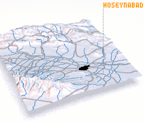 3d view of Ḩoseynābād