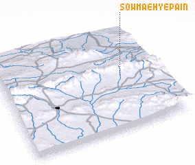 3d view of Şowma‘eh-ye Pā\