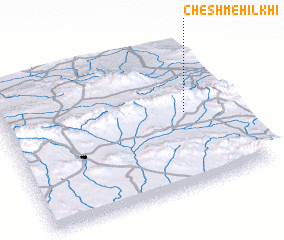 3d view of Cheshmeh Īlkhī