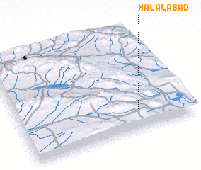 3d view of Ḩalālābād