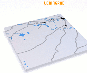 3d view of Leningrad