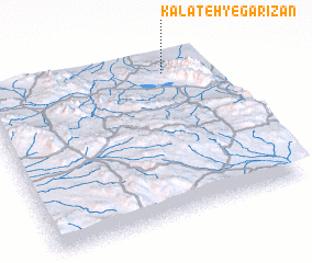 3d view of Kalāteh-ye Garīzān