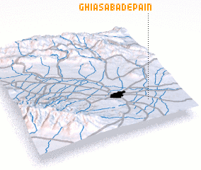 3d view of Ghīās̄ābād-e Pā\