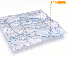 3d view of Banam Rūd