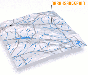 3d view of Narah Sang-e Pā\