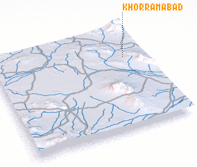 3d view of Khorramābād