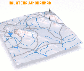 3d view of Kalāt-e Ḩājj Moḩammad