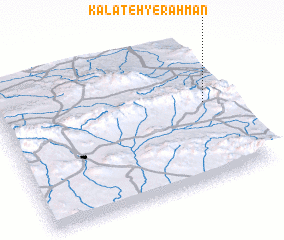 3d view of Kalāteh-ye Raḩmān