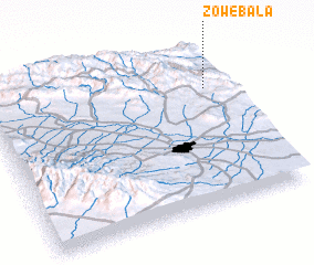 3d view of Zow-e Bālā