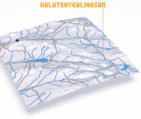 3d view of Kalāteh-ye ‘Alī Ḩasan