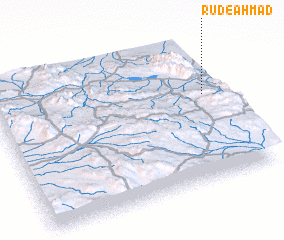 3d view of Rūd-e Aḩmad