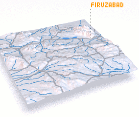 3d view of Fīrūzābād