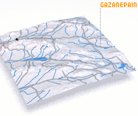 3d view of Gazān-e Pā\