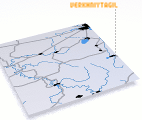 3d view of Verkhniy Tagil