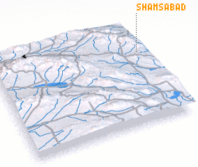 3d view of Shamsābād