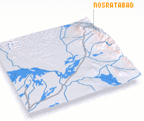 3d view of Noşratābād