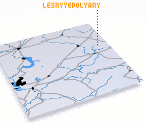 3d view of Lesnyye Polyany