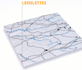 3d view of Les Islettes