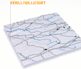 3d view of Remilly-Aillicourt