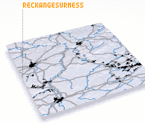 3d view of Reckange-sur-Mess