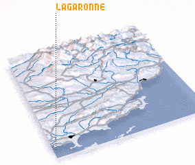 3d view of La Garonne