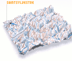 3d view of Saint-Sylvestre