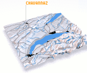 3d view of Chavannaz