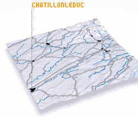 3d view of Châtillon-le-Duc