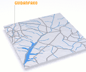 3d view of Guidan Fako